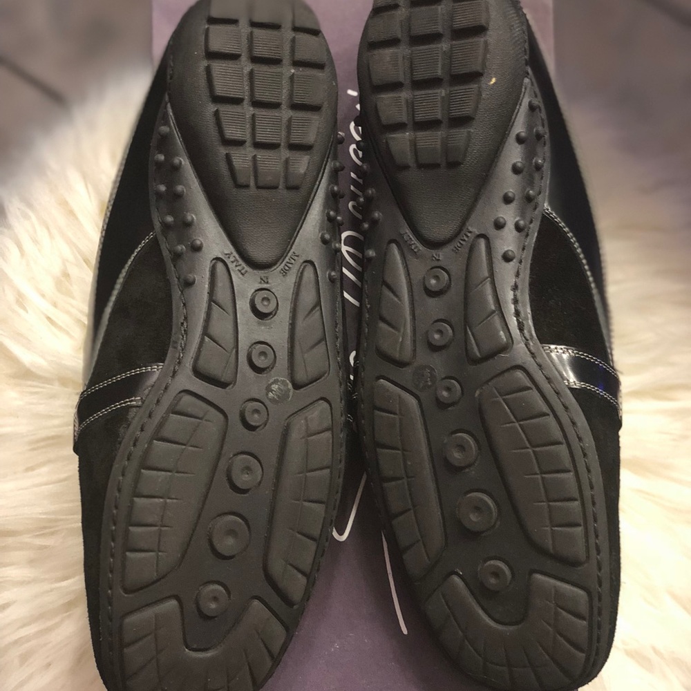 Seats meucci size 10 open back loafers